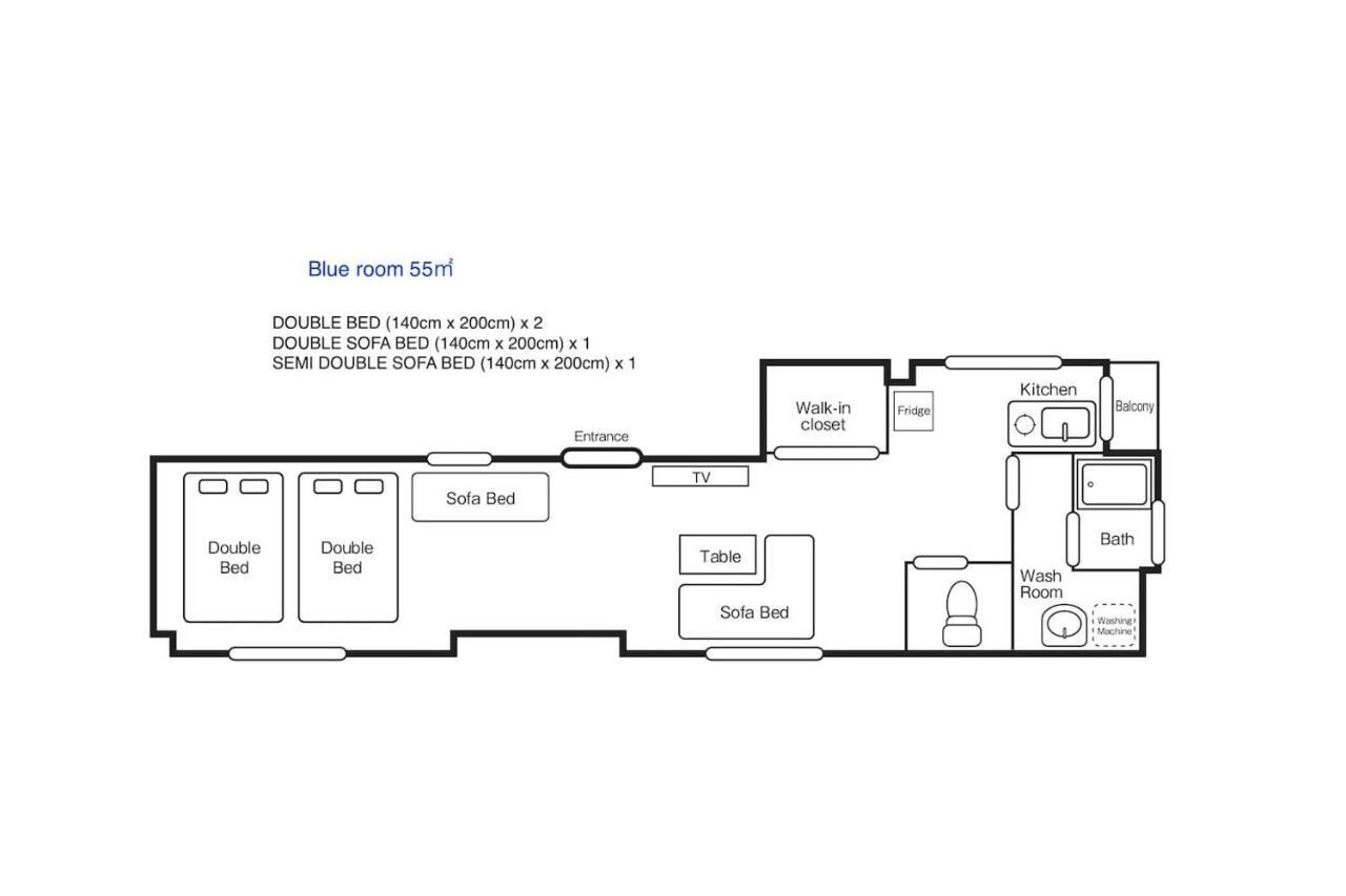 Ferienwohnung ES41 Elizabeth Garden Shinmachi Ōsaka Exterior foto